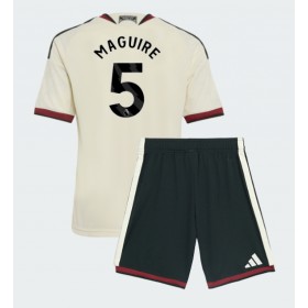 Manchester United Harry Maguire #5 Tredje Kläder Barn 2026-27 Kortärmad (+ Korta byxor)